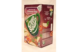 UNOX Unilever Coup a Soup, Sopa China de Pollo, Sopa en Bolsa, 21 x 175 ml