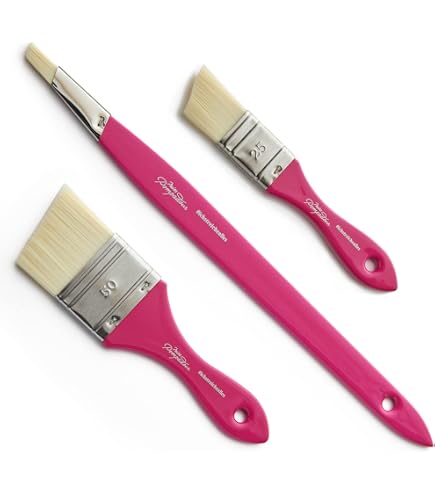 Pinceau synthétique éventail N°10/0 Velvetouch™ -- Princeton Brush