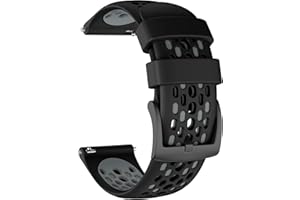 MYSNBKN Pasek do zegarka Garmin Forerunner 265, Forerunner 255, Vivoactive 4, Venu 3, Venu 2, 22 mm, zapasowy pasek, miękki silikon