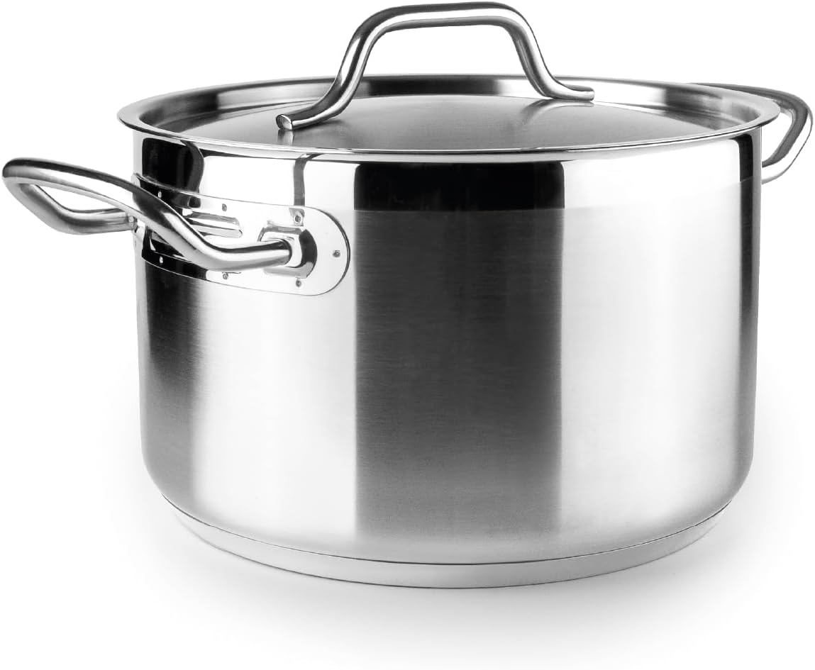 IBILI - Olla Con Tapa Inox Ebbe 28 Cm, Acero inoxidable 18/10, Apto para induccion