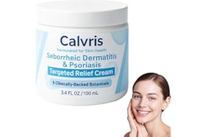 DEJIN Calvris Advanced Seborrheic Dermatitis & Psoriasis Treatment Cream, Calvris Scalp Relief Balm, Calvris Beard Recovery Cream, For Soft And Soothed Scalp And Skin, For All Skin Types