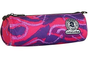 Invicta S.P.A. Portapenne, Street Jungle, Fucsia, Bustina, Taglia Unica