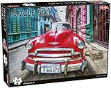  Tactic Vintage Car in Havana 500 pcs Puzzle - Rompecabezas (Puzzle Rompecabezas, Vehículos, Niños, Niño/niña, 8 año(s), Interior)