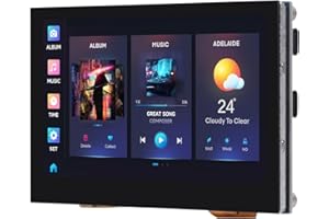 WAVESHARE ESP32-S3 4.3inch Capacitive Touch Display Development Board with 2.4GHz WiFi and BLE 5 Support,32-bit LX7 Dual-core Processor,Integrates High-capacity Flash and PSRAM