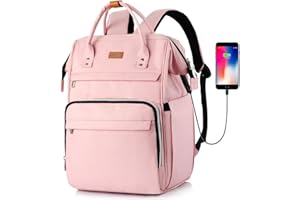 RJEU Mochila Portatil Mujer,Mochila Viaje Cabina Casual Profesora Oficina Trabajo,Bolso Mochila Adolescente Chica Instituto,Mochila Escolar Universidad,Antirrobo&Impermeable,Regalo