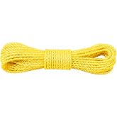 10 Metre Naylon &Ccedil;amaşır İpi, 3 mm Kalınlık, Dayanıklı Plastik Halat, UV ve Suya Dayanıklı, &Ccedil;amaşır Kurutma, Paket Bağlama, Ba