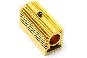 ‎Q-BAIHE Q-BAIHE Aluminum Radiator Heatsink 20x27x50mm for 12mm Laser Module Golden