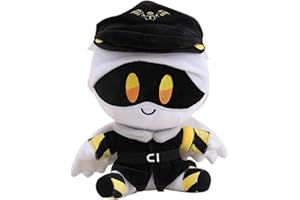 MezHi Murder Plush Drone Plush, N V Cute Uzi Drone N Plush Stuffed Doll, Crow Dog Soft Pillow Plush Doll Plush Toy Soft Cartoon Anime Character Plush Doll Gift for Kids and Game Fans (N)