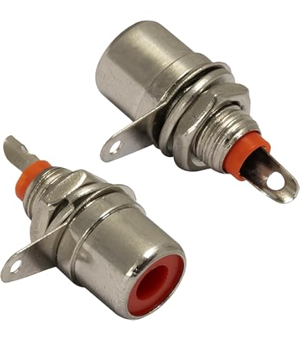 Presda Jack Goobay 11095 - Connettore Mono 6.35 Mm Da Pannello Nero Con Interruttore Incorporato - Foto 4