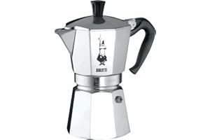 ‎BIALETTI Bialetti - Moka Express: Kultiger Espressokocher auf dem Herd, Macht echten italienischen Kaffee, Mokkakanne 9 Tassen (396.9 g - 420 ml), Aluminium, Silber