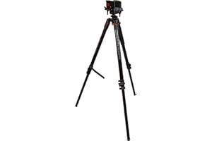 BOG DeathGrip - Treppiede in alluminio con telaio in alluminio resistente, leggero, design stabile, livella a bolla, gambe regolabili, supporto per tiro e funzionamento a mani libere per caccia, tiro