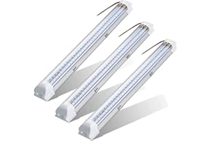 WZTO Barra de Luz 72 LED Interior del Coche led tubo DC 12-80V lpara de Coches Luz de LED Iluminaci Interior 500lm Tubo 3PCS [Clase de eficiencia energética F]