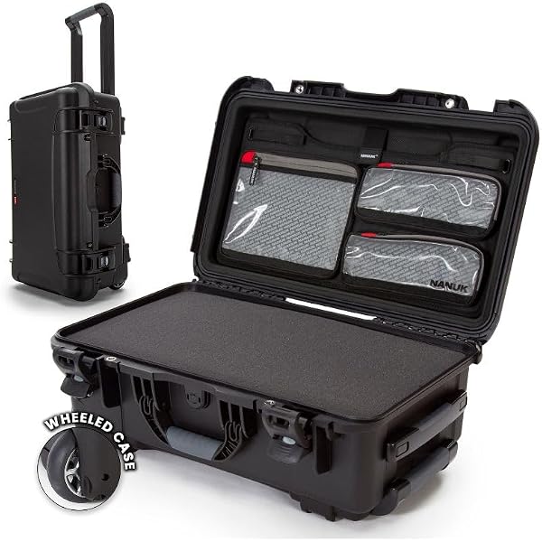 Nanuk 935 Waterproof Carry-On Hard Case with Wheels and Foam
