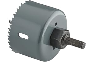 DEBFLEX - Scie Cloche Ø67 mm - Pour Perçage du Trou pour Boîte d'Encastrement Standard Dans une Cloison Sèche - Fraise en Acier - Grise