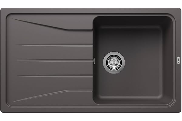 Blanco Sona 6 S Silgranit PuraDur Évier de cuisine encastrable et réversible - Gris anthracite, gris, 519672