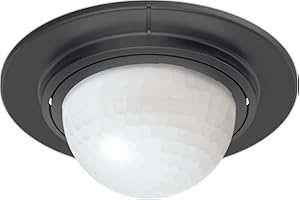 Steinel détecteur de mouvement encastré IS 360-1 noir, portée 4 m, convenable aux LED