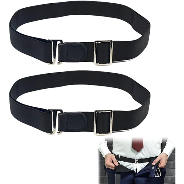 Ceinture De Maintien De Chemise * Pour Hommes, Outil Antidérapant De Qualité Militaire Avec Ceinture élastique, Cadeau Idéal Pour Un Look