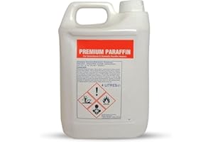 PERFECTONISH Premium Paraffin 4L– Paraffin Oil for Greenhouse Heater,Liquid Paraffin Fuel 4 Litre for Garden Oil Lamps, Garden Heater, Oil Burner (Pack Of 1)