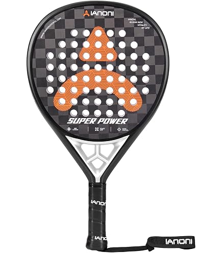 Raquette de Padel 100% Carbone avec Mousse EVA