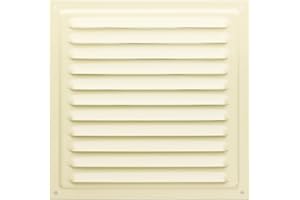 NORDBORN Metalowa kratka wentylacyjna, kratka wentylacyjna (20 x 20 cm, beżowa)