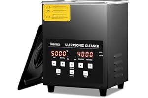 Toemics 2L 3L 6L 10L Digital Ultrasonic Cleaner with Degas and Gentle Mode, Professional Ultrasound Cleaning Machine with Heater & Timer, for Cleaning Jewelry Glasses Denture Lab Utensils Metal Parts