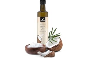 ‎FOODIN FOODIN MCT Öl aus 100% Kokosöl, Mittelkettige Triglyceride (MCT) Oil, Hergestellt aus produzierter Kokosnuss, 100% glutenfrei und vegan, 500 ml, Ideal für Ketogene Ernährung