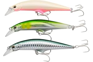momolures - Tide Control Minnow 95 120 lip in belly system for Bass, Seabass, Salmon lure fishing.