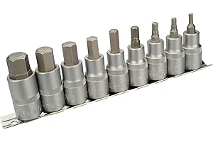 HASKYY Cabeza Allen Nueces Inbus 1/2" Tuerca Conexión Bits Bit Hexagonal Set Llave