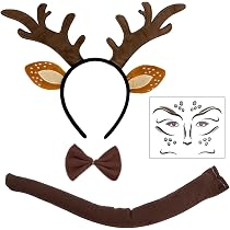Cerchio per capelli di natale ragazze peluche corna di renna orecchio di cervo festa di natale fasce Cosplay Festival accessori per capelli regali  15