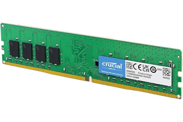 Crucial RAM DDR4 8Go 3200MHz CL22, PC Mémoire (ou 2933MHz / 2666MHz) - CT8G4DFRA32A