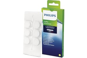 ‎PHILIPS Philips Original CA6704/10 Kaffeefettlöser, 6 Tabletten für Philips, Saeco und andere Kaffeevollautomaten