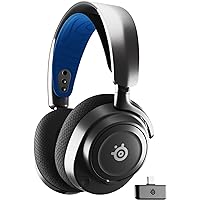SteelSeries Arctis Nova 7P Wireless PS5 Gaming Headset - Neodymium Magnetic Drivers - Dual Wireless PlayStation & Bluetooth -