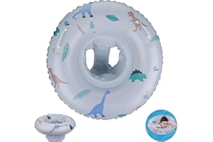 CYCFMYYLY Baby Swimming Float, Inflatable Pool Float Baby Swimming Ring with Safety Seat, Swimming Ring Suit for Newborn Kid Toddler Age of 3-36 Months