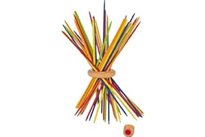 Goki 56833 Mikado Spiel aus Holz, 43-teilig, 18 cm