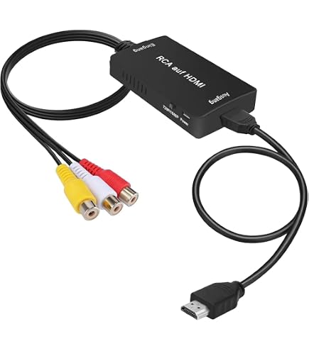 Yctze Universal RF to Analog TV Receiver Converter Adapter with