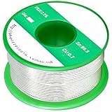 Yakamoz 0.3mm Lead Free Solder Wire Sn99.3 Cu0.7 with 2% Flux Rosin Core for Electrical Soldering 90g/ 0.3lb