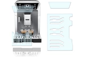 MOTO SCREENIES Film anti-rayures pour égouttoir et film de protection d'écran, adaptés au modèle PrimaDonna ECAM CLASS 550.55 550.65 550.85 550.75 de DeLonghi