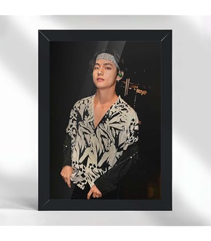 Devatwal BTS Kim Taehyung Photo Frame For Wall Mounted Painting