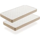 Moonia | Pack of 2 DuoSystem Youth Mattresses | Viscosoft Padded | Medium/High Firmness | High Durability | 90 x 200