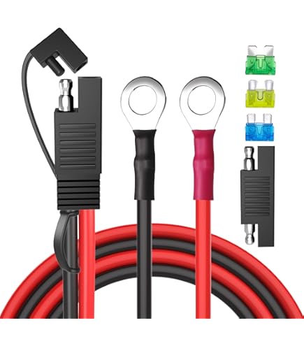HITRENDS Sae 4 x Solar Plug Cable Quick Connect Adapter 2 Pin to Female