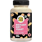 5:15PM Instant Dry Yeast Powder | Active Dry Yeast for Bread making and Pizza - 100g