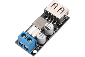 YWBL-WH Moduł Obniżania Napięcia, moduł Konwersji Napięcia DC - DC 12V 24V 6V - 32V do 5V Moduł Zasilania USB Szybkie ładowanie, Konwertery Mocy