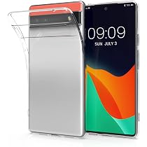 Funda Kwmobile Transparente Para Google Pixel 6a | Silicona Suave Y Ultrafina Con Agarre Antideslizante