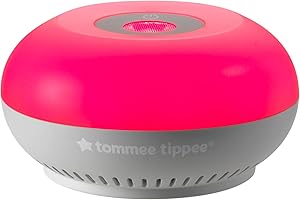 Tommee Tippee Dreammaker Baby Sleep Aid, Developed with Scientists, LED Red Nightlight, Adjustable Brightness and Pulsing Glow, Automatic CrySensor Soothes with Pink Noise