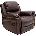 More4Homes MADISON ELECTRIC BONDED LEATHER AUTOMATIC RECLINER ARMCHAIR SOFA HOME LOUNGE CHAIR (Brown)