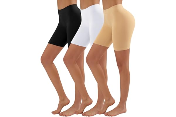 YADIFEN Cycliste Short Femme Taille Haute Slip Panty Anti Frottement Cuisse sous-vêtements Short sous Robe Short