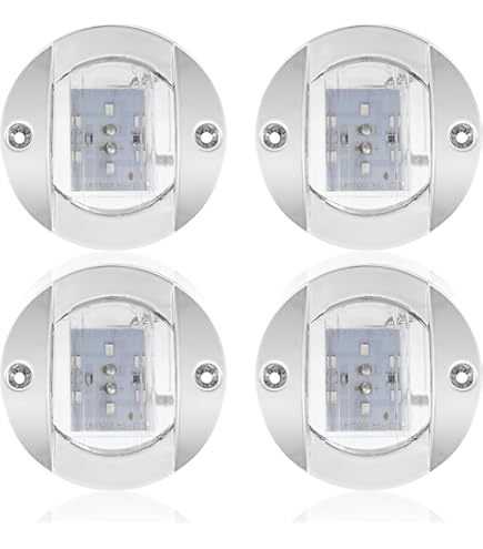 Luci LED Per Barche Tsudoku - 4 Pezzi Impermeabili IP68, 12V, Ideali Per Ponte E Interno - Foto 3