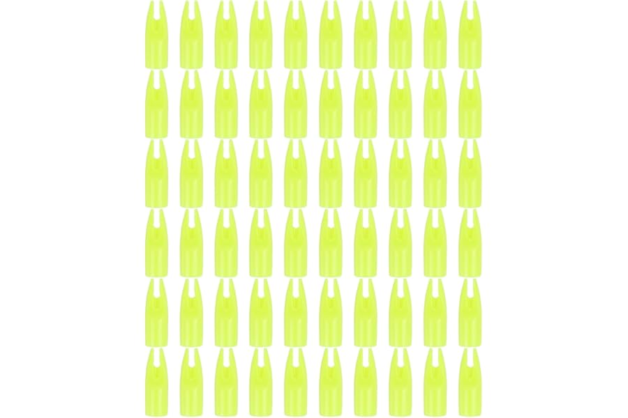 PATIKIL Archery Arrows Nocks Plastic Glue on Arrow Nock Replacement for Hunting Arrows Compound Bow Recurve Bow