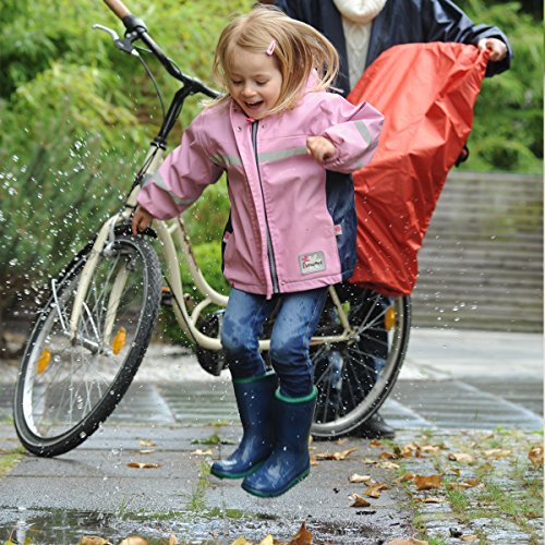 TROCKOLINO Regenschutz für Fahrrad-Kindersitz – schwarz - 2