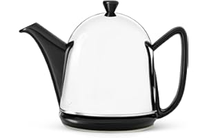 Bredemeijer Cosy Manto Teiera, Acciaio Inossidabile 202, Nero, 1.0 L